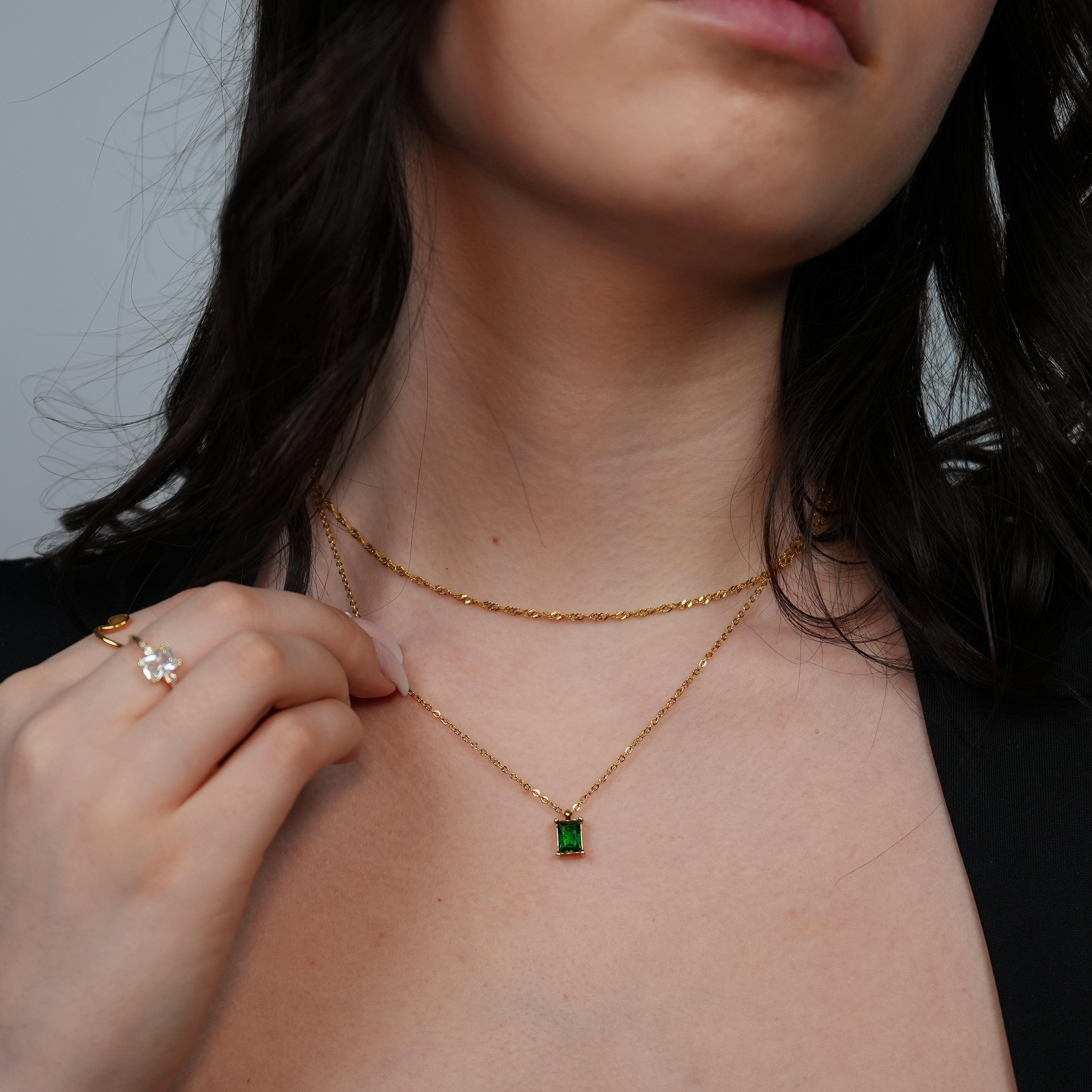 Siara Smaragd Necklace - Valjew